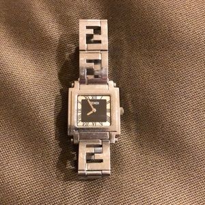 Authentic fendi watch with FF logo bracelet.